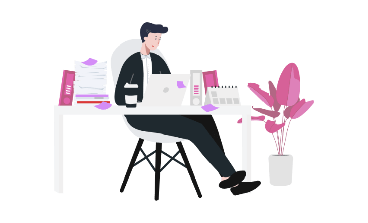 Gestionnaire de parc automobile organisant les rapports digitaux et le calendrier de maintenance.